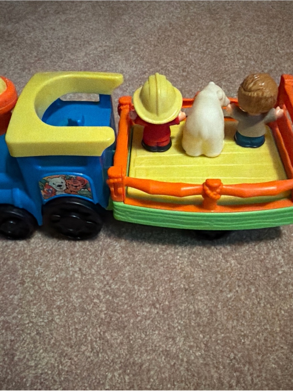 Fisher-Price Little People Choo-Choo Zoo Train 2 People 1 Animal Makes Sounds - Picture 4 of 8